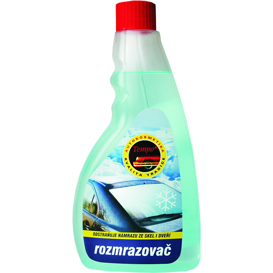 Tempo rozmrazovač na odstránenie námrazy zo skiel, svetiel, zrkadiel, k uvoľneniu zamrznutých zámkov náhradná náplň 500 ml