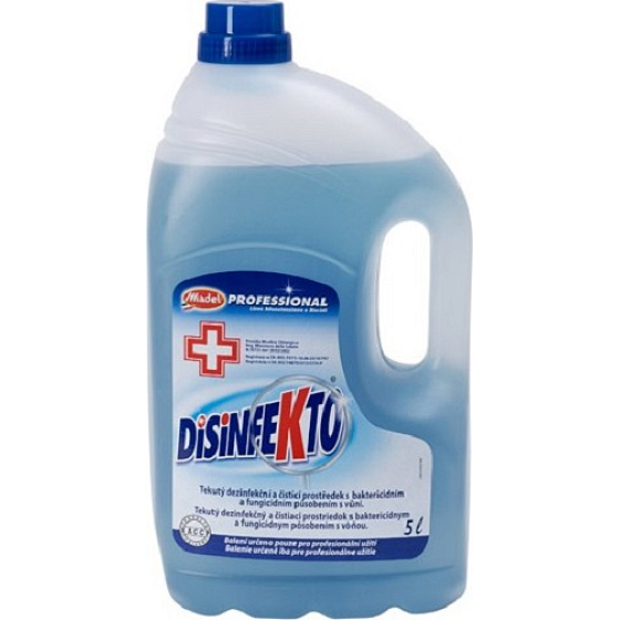 DISINFEKTO Professional dezinfekčný a čistiaci prostriedok proti baktériám a plesniam 5 l