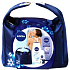 Nivea Shower Smooth sprchový gél 250 ml + antiperspirant roll-on 50 ml + telové mlieko do sprchy 400 ml + taška, pre ženy kozmetická sada