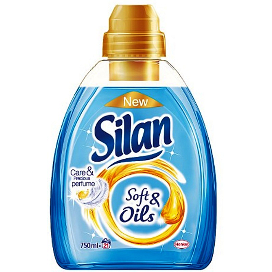 Silan Soft & Oils Care & Precious Perfume Oils Blue aviváž koncentrát 21 dávok 750 ml