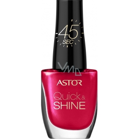 Astor Quick & Shine Nail Polish lak na nechty 304 Are You Red-y? 8 ml