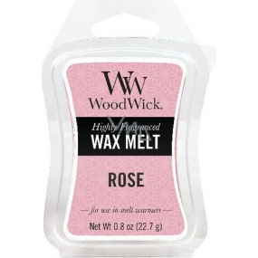 Woodwick Rose - Ruža vonný vosk do aromalampy 22.7 g