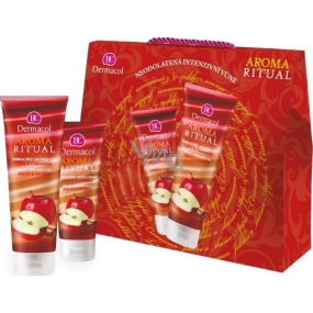 Dermacol Aroma Ritual Jablko so škoricou sprchový gél 250 ml + krém na ruky 100 ml, kozmetická sada