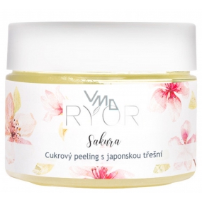 Ryor Sakura cukrový peeling s japonskou čerešňou na celé telo 325 g