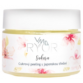 Ryor Sakura cukrový peeling s japonskou čerešní na celé telo 325 g