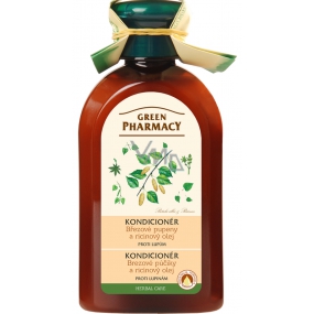 Green Pharmacy Brezové púčiky a Ricínový olej kondicionér proti lupinám 300 ml