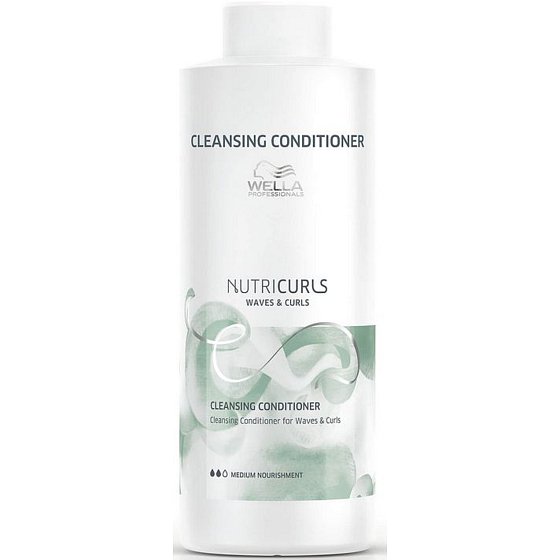 Wella Nutricurls Waves & Curls Cleansing čistiaci kondicionér 1000 ml maxi