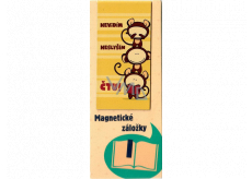 Albi Magnetická záložka do knižky Tri opice 8,7 x 4,4 cm