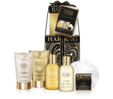 Baylis & Harding Tangerine and Grapefruit sprchový gél 100 ml + sprchový krém 100 ml + telové mlieko 50 ml + krém na ruky 50 ml + kryštály do kúpeľa 25 g + hubka, kozmetická sada pre ženy