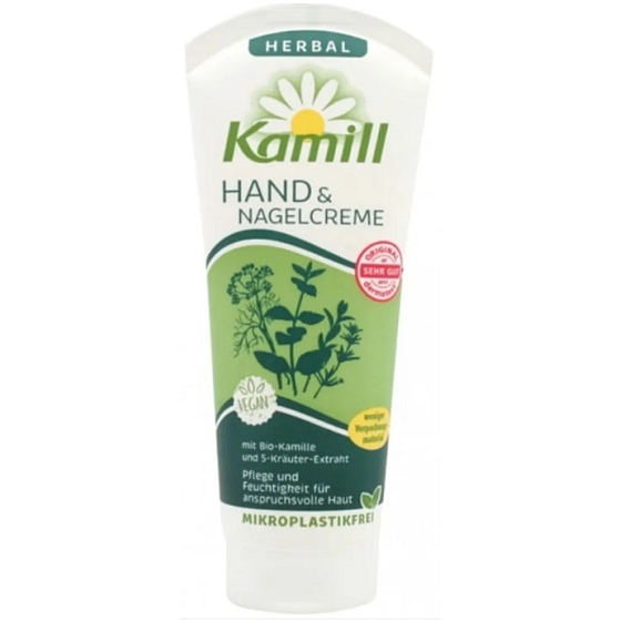 Kamill Herbal Vegan upokojujúci krém na ruky a nechty 100 ml