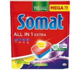 Somat All in 1 Extra Lemon & Lime tablety do myčky 75 kusů