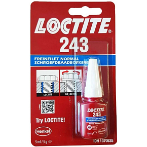 LOCTITE 243, Modrá, blistrová karta, 5ml LOCTITE 243, Modrá, blistrová karta, 5ml