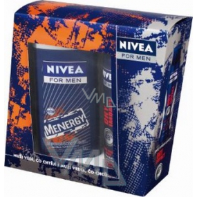 Nivea Men Kazmenenergy sprchový gél 250 ml + antiperspirant sprej 150 ml kozmetická sada