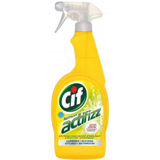 Cif Actifizz Citron kuchyňa + kúpeľňa sprej 750 ml