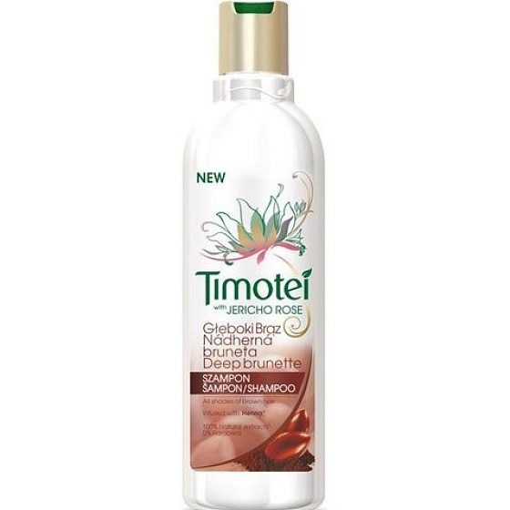 Timotei Nádherná bruneta šampón pre hnedé odtiene vlasov 400 ml