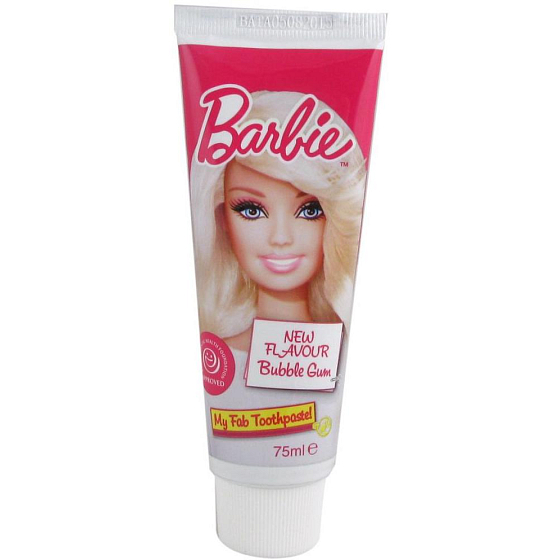 Mattel Barbie do 6 rokov zubná pasta 75 ml