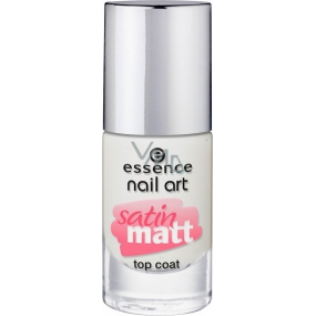 Essence Nail Art Satin Matt Top Coat krycí lak 26 Matt About You! 8 ml