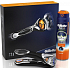 Gillette Fusion ProGlide Flexball Power holiaci strojček + cestovné púzdro + Fusion Proglide Sensitive Active Sport gél na holenie 170 ml, kozmetická sada pre mužov