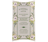 Bohemia Gifts Green Spa s glycerínom a kvalitným olejom zo semien konope ručne vyrábané toaletné mydlo v papierovej krabičke 100 g