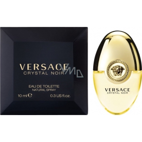 Versace Crystal Noir toaletná voda pre ženy 10 ml, Miniatúra