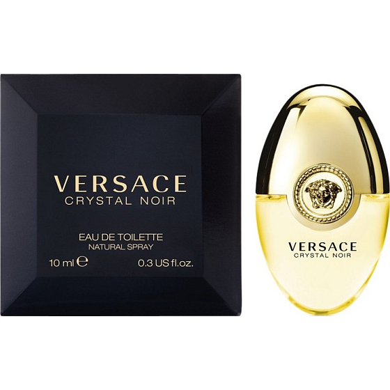 Versace Crystal Noir toaletná voda pre ženy 10 ml, Miniatúra