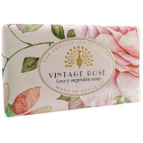 English Soap Rozkvitnutá Ruže prírodné parfumované mydlo s bambuckým maslom 190 g