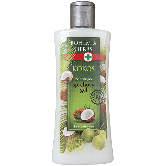 Bohemia Gifts Kokos sprchový gél s kokosovým a olivovým olejom 250 ml