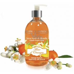 Jeanne en Provence Fleur d Oranger - Pomarančové kvety tekuté mydlo na ruky dávkovač 500 ml