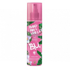 BU Frangipani & Vanilla Body Mist parfumovaný telový sprej pre ženy 200 ml