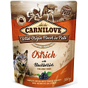 Carnilove Dog Pouch Paté Pštros s černicami bezobilné kapsičky pre dospelé psy 300 g