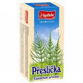 Apotheke Praslička bylinný čaj podporuje normálnu funkciu močovej sústavy a vylučovanie 20 x 1,5 g