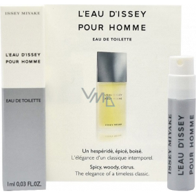 Issey Miyake L Eau d Issey toaletná voda 0,8 ml s rozprašovačom, vialka