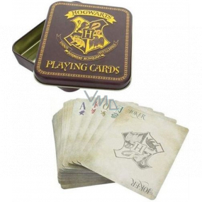 Epee Merch Harry Potter - zberateľské hracie karty v kovovej krabičke 54 kariet