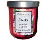 Heart & Home Svieža sójová sviečka s vôňou grapefruitu a čiernych ríbezlí s menom Zdeněk 110 g