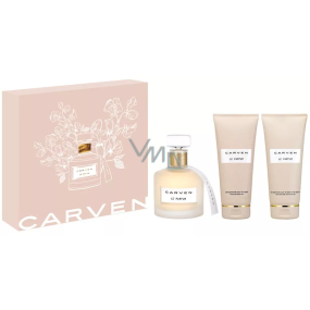 Carven Le Parfum parfumovaná voda 100 ml + telové mlieko 100 ml + sprchový gél 100 ml, darčeková sada pre ženy