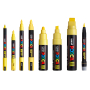 Posca Univerzálny akrylový popisovač 4,5 - 5,5 mm Svetložltý PC-7M