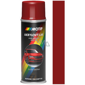 Motip Škoda Akrylová farba na auto v spreji SD 8290 Red Romance 200 ml
