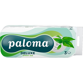 Paloma 3vrstvový toaletný papier Green Tea, 10 rolí