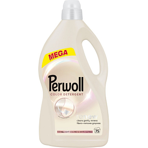 Perwoll Light Colors prací gel na svetlobarevné a biele oblečenie 75 dávok, 3,75L