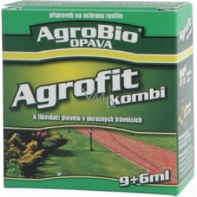 AgroBio Agrofit Kombi k likvidácii burín v okrasných trávnikoch 9 + 6 ml