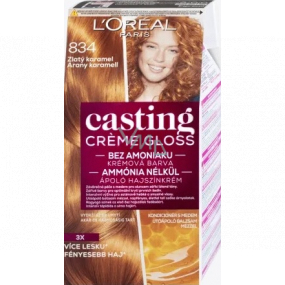 Loreal Paris Casting Creme Gloss Farba na vlasy 834 zlatý karamel