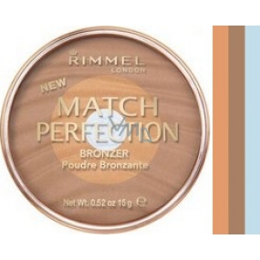Rimmel London Match Perfection Bronzer púder 001 Light 15 g
