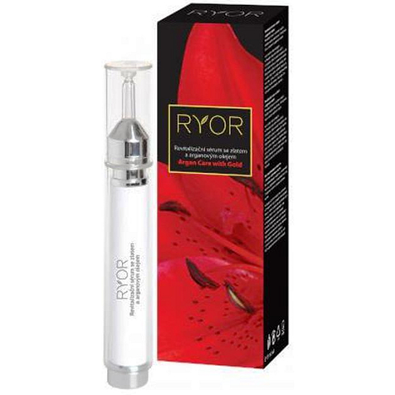 Ryor Argan Care with Gold so zlatom a arganovým olejom Revitalizačný sérum 15 ml