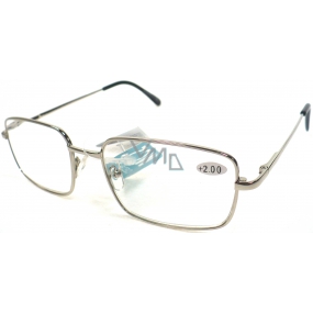 Berkeley Čítacie dioptrické okuliare +1,50 strieborné kov MC2 1 kus ER5050