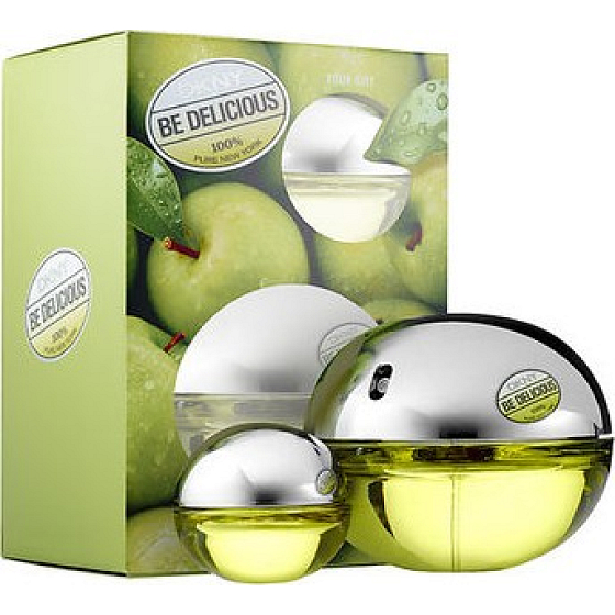 DKNY Donna Karan Be Delicious Women toaletná voda 100 ml + toaletná voda 7 ml, darčeková sada