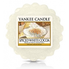 Yankee Candle Spice White Cocoa - Korenené biele kakao vonný vosk do aromalampy 22 g