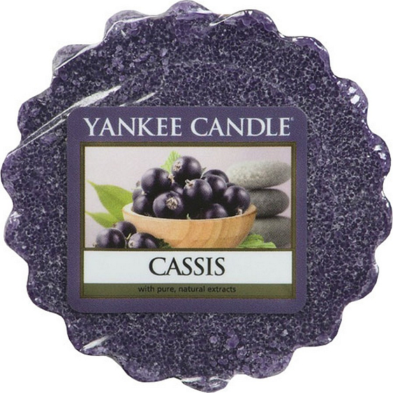 Yankee Candle Cassis - Čierne ríbezle vonný vosk do aromalampy 22 g