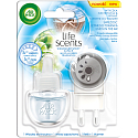 Air Wick Life Scents Linen in the air - Bielizeň v vánku elektrický osviežovač vzduchu komplet 19 ml