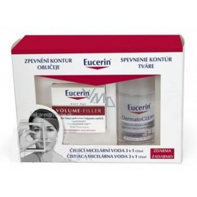 Eucerin Volume Filler denný krém 50 ml + 3v1 micelárna voda 125 ml zdarma, kozmetická sada