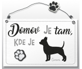 Nekupto Pets drevený nápis Čivava 155 x 98 x 5 mm